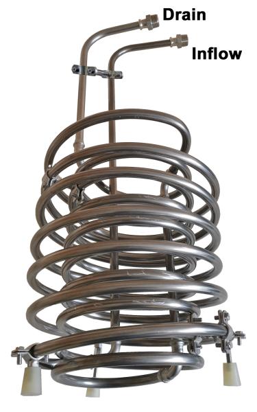 Beer-Wort-Cooler/ Mash-Heater for Homebrewer / Heat-Exchanger - 13 m